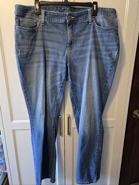 St. John's Bay Light Blue Straight Leg Jeans
